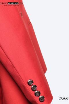 Bộ suit màu đỏ hồng TG06